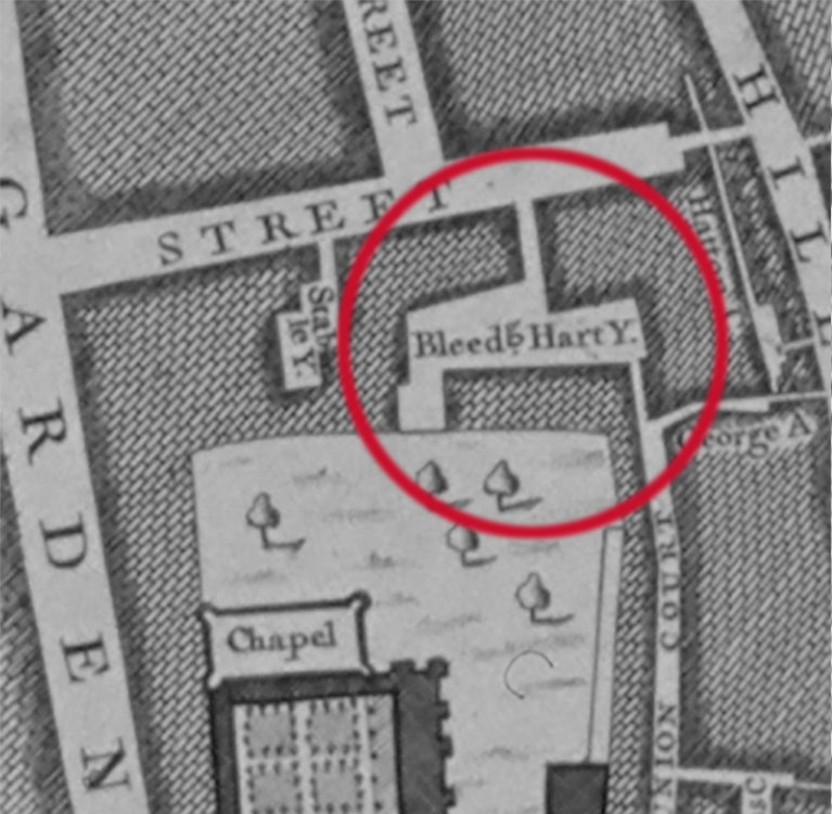 JOHN ROCQUE, MAP OF LONDON, WESTMINSTER, 1746