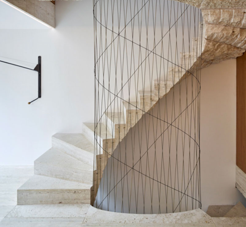 Stairwell in Caroline Place