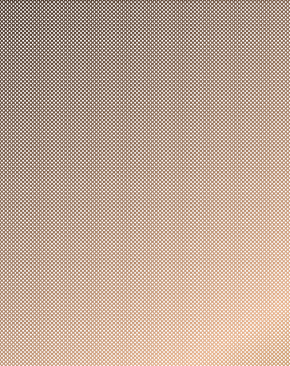 Grid of copper holes