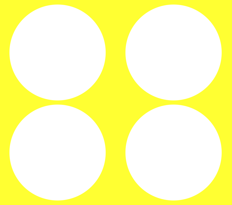 Yellow circles x 4